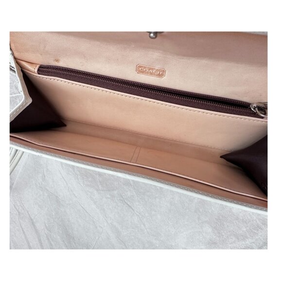 Coach Ivory Long Wallet Wristlet - Picture 6 of 11